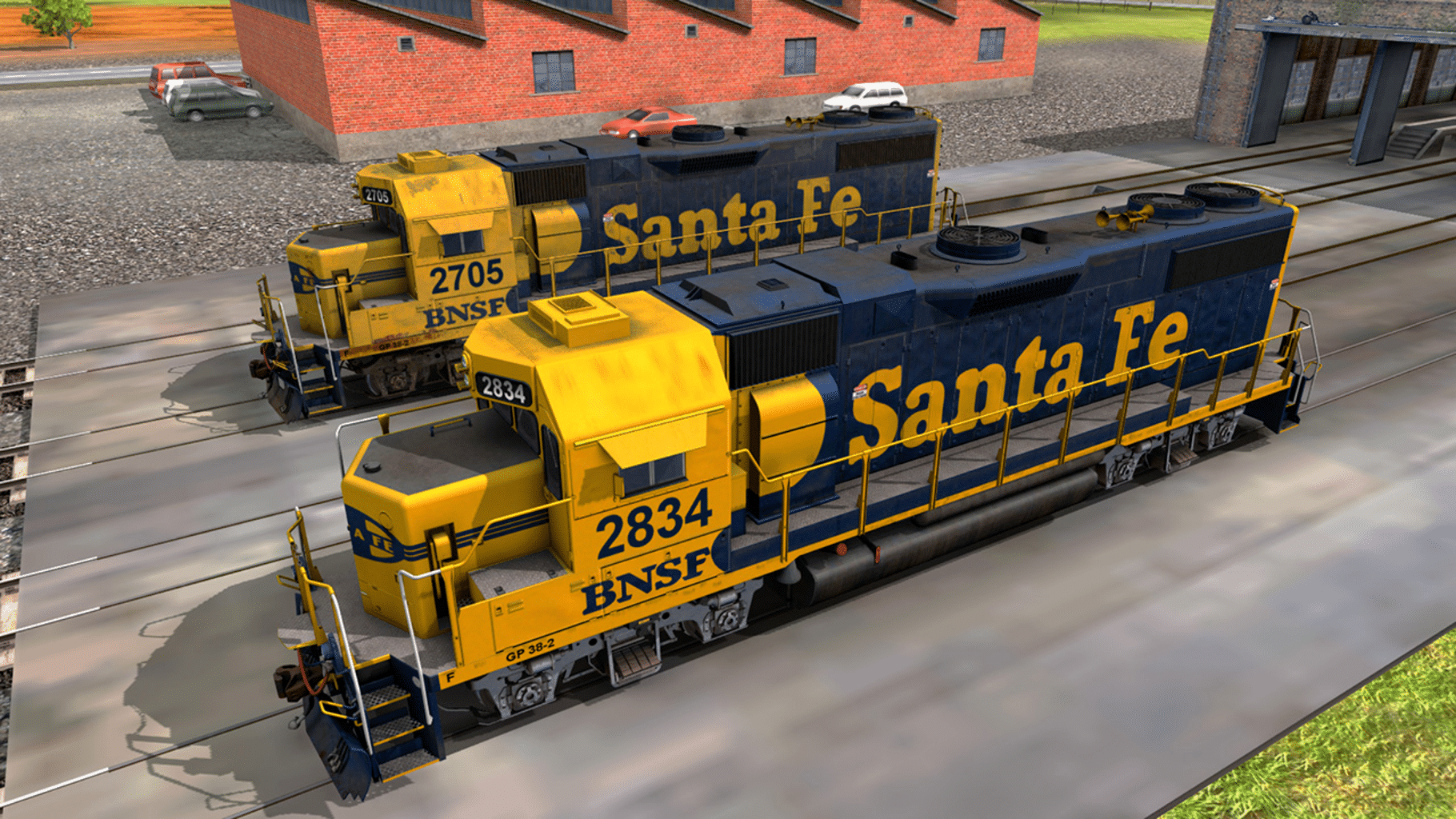 Trainz Railroad Simulator 2019: ATSF GP38-2 Santa FE screenshot