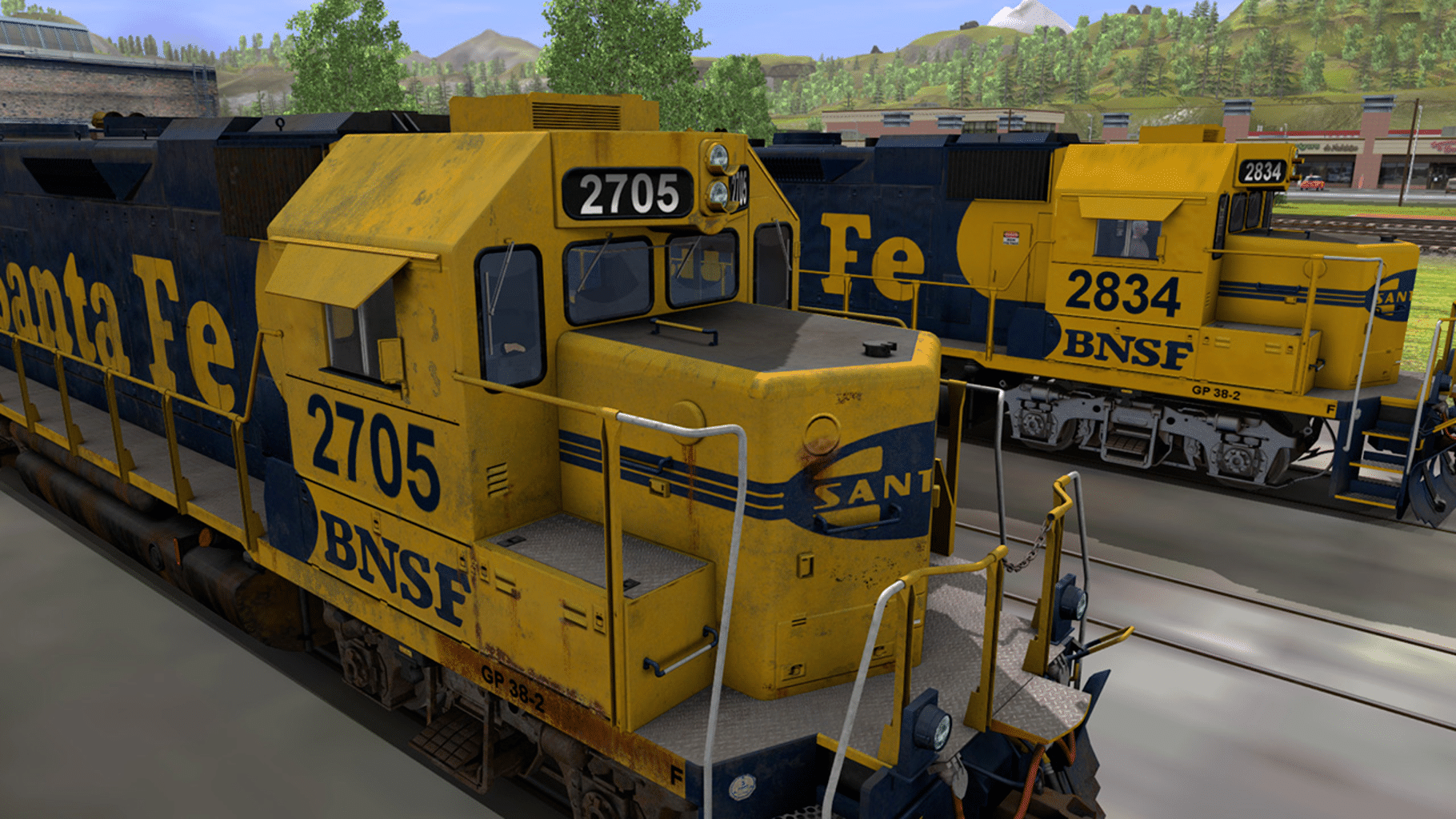 Trainz Railroad Simulator 2019: ATSF GP38-2 Santa FE screenshot