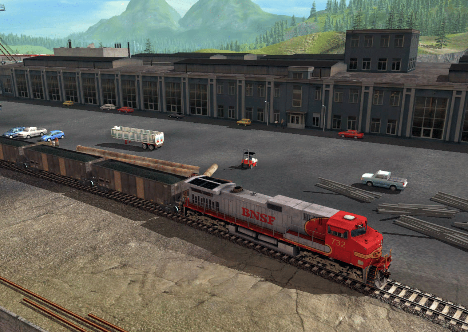 Trainz Railroad Simulator 2019: BNSF GE Dash-9 44CW Warbonnet screenshot