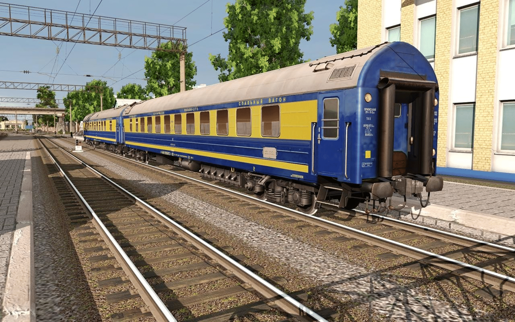 Trainz Railroad Simulator 2019: RZD-UZ-RIC Wagons Praha screenshot