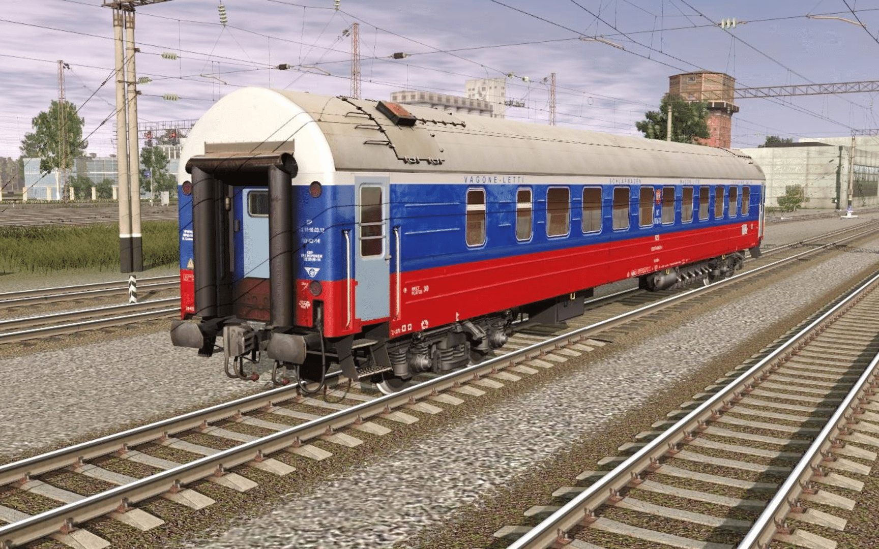 Trainz Railroad Simulator 2019: RZD-UZ-RIC Wagons Praha screenshot