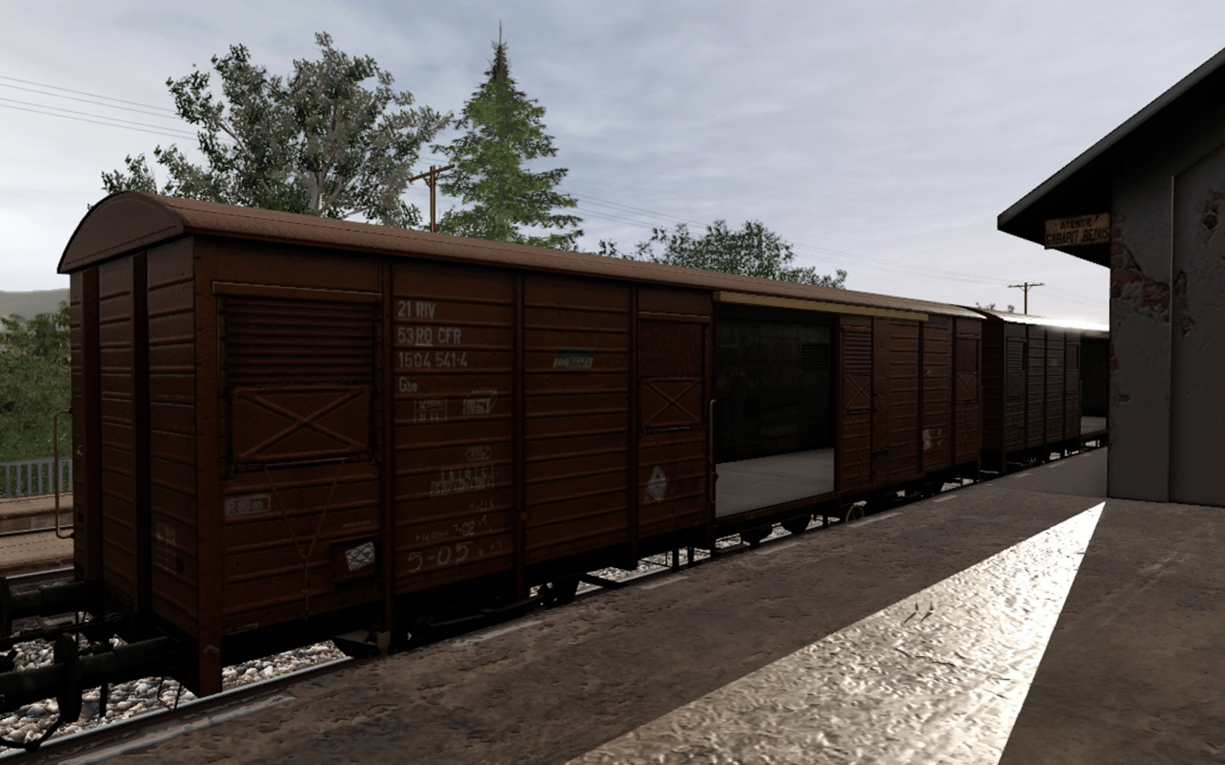 Trainz Railroad Simulator 2019: CFR Marfa Gbs/Gbgs Freight Car Pack screenshot