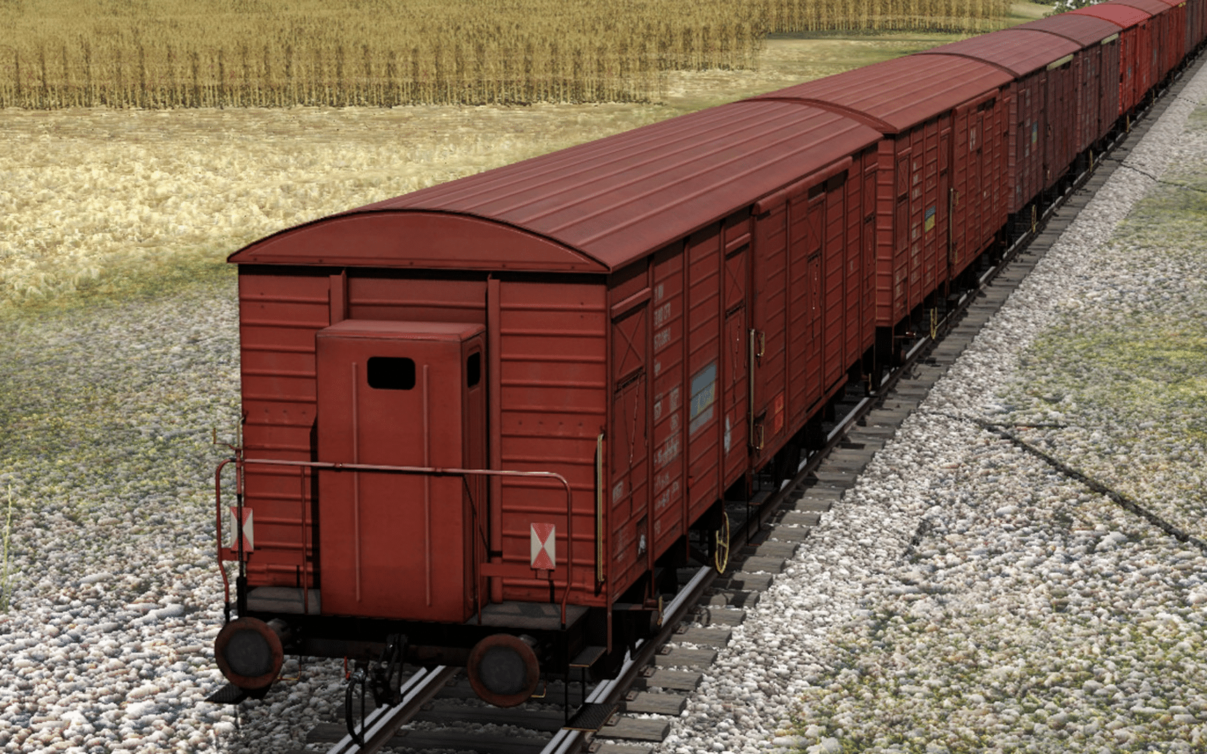 Trainz Railroad Simulator 2019: CFR Marfa Gbs/Gbgs Freight Car Pack screenshot