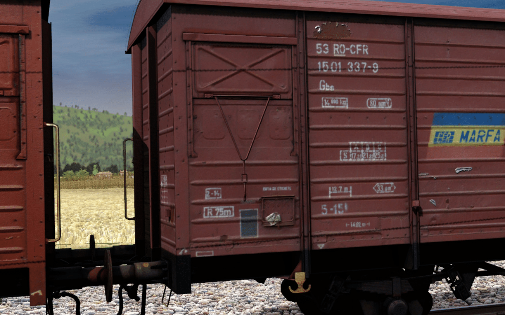 Trainz Railroad Simulator 2019: CFR Marfa Gbs/Gbgs Freight Car Pack screenshot