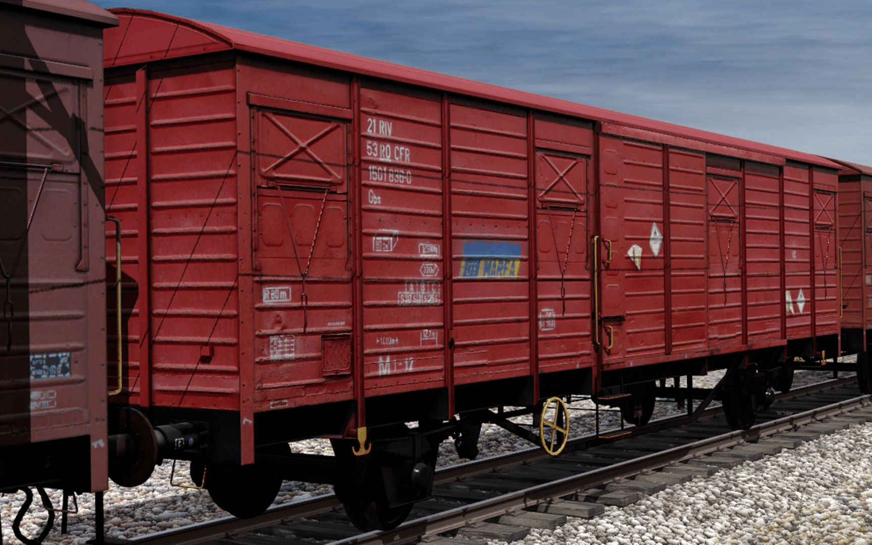 Trainz Railroad Simulator 2019: CFR Marfa Gbs/Gbgs Freight Car Pack screenshot