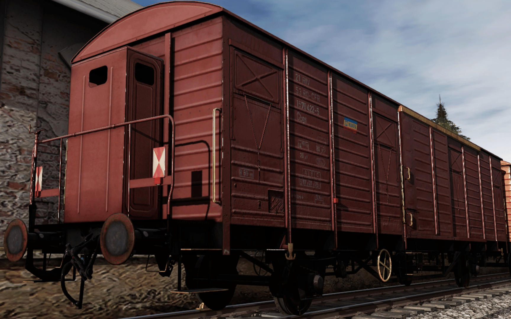 Trainz Railroad Simulator 2019: CFR Marfa Gbs/Gbgs Freight Car Pack screenshot