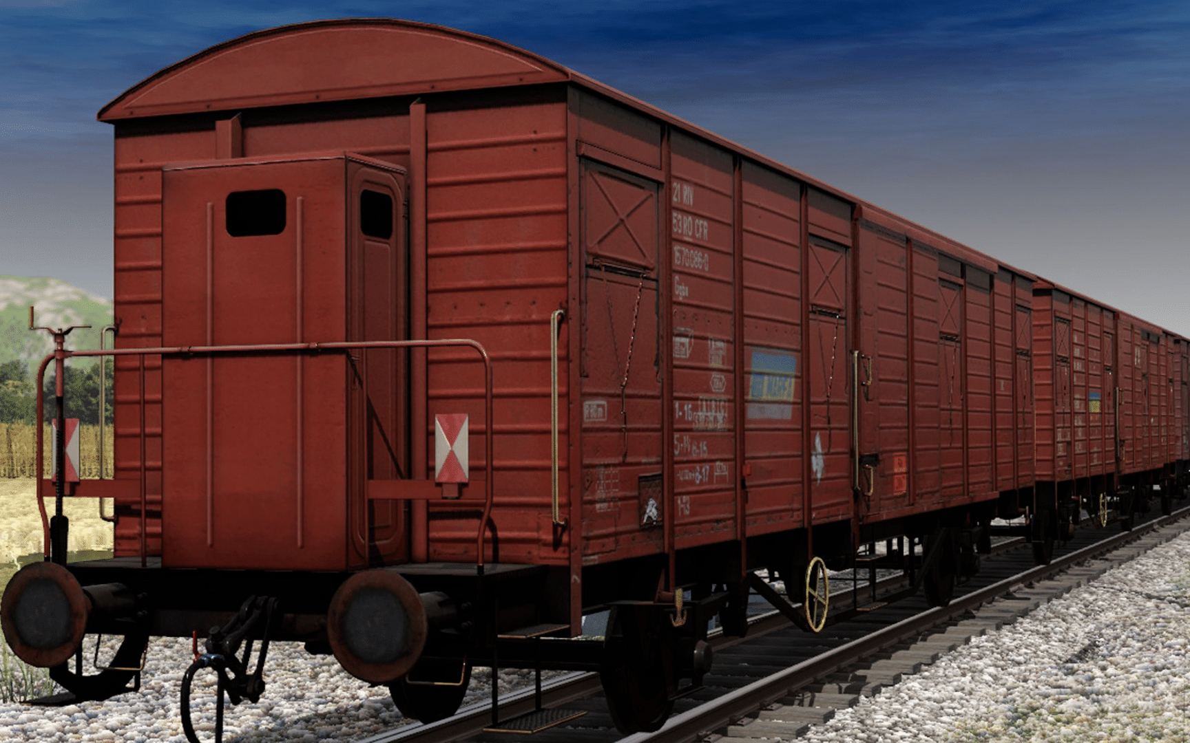 Trainz Railroad Simulator 2019: CFR Marfa Gbs/Gbgs Freight Car Pack screenshot