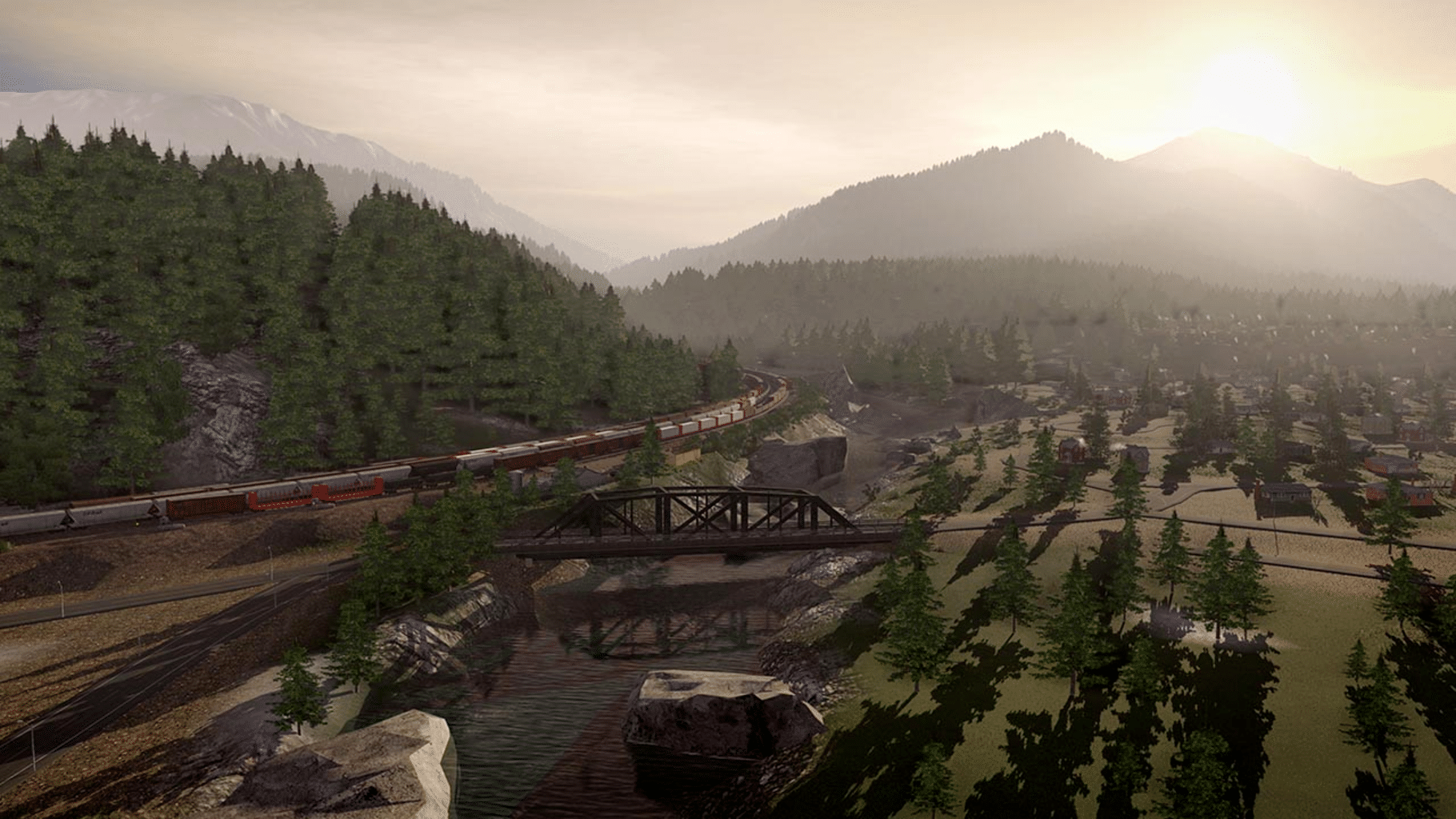 Trainz Railroad Simulator 2019: Canadian Rocky Mountains - Golden, BC screenshot