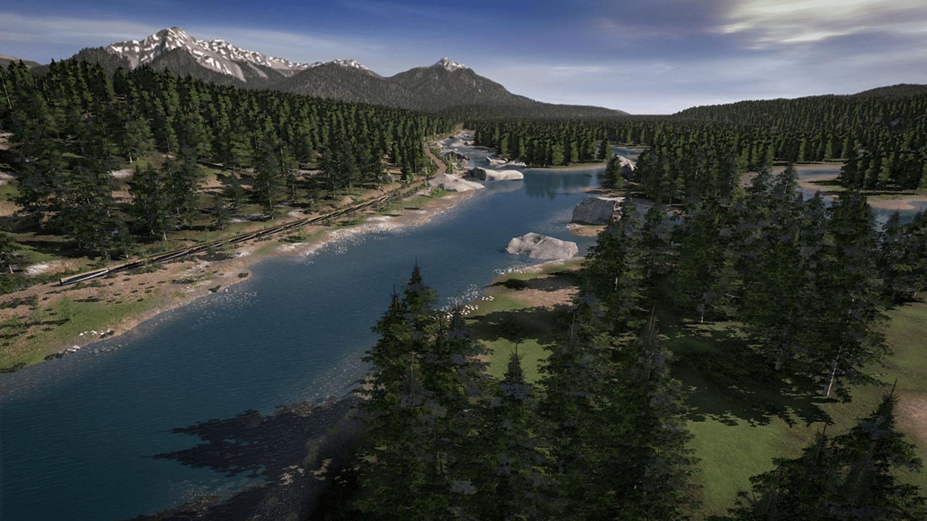 Trainz Railroad Simulator 2019: Canadian Rocky Mountains - Golden, BC screenshot