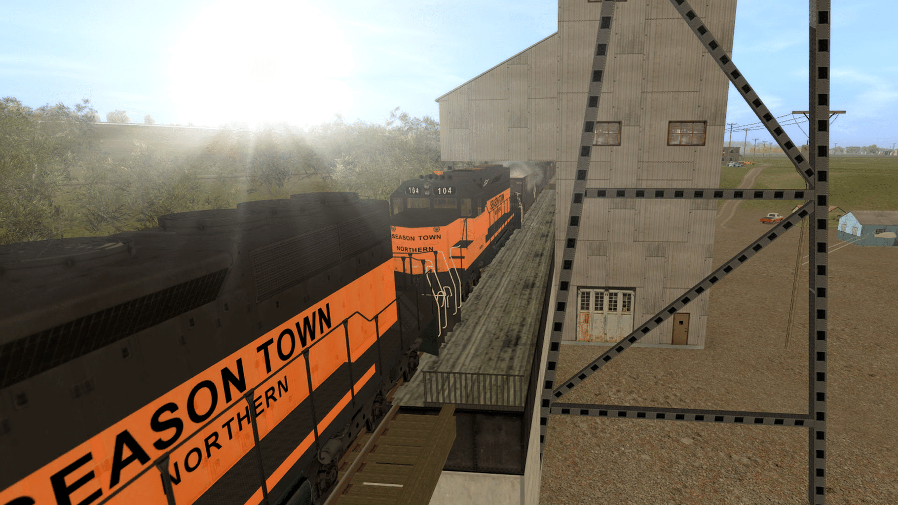 Trainz Railroad Simulator 2019: Season Town Northern Rail Road Route screenshot