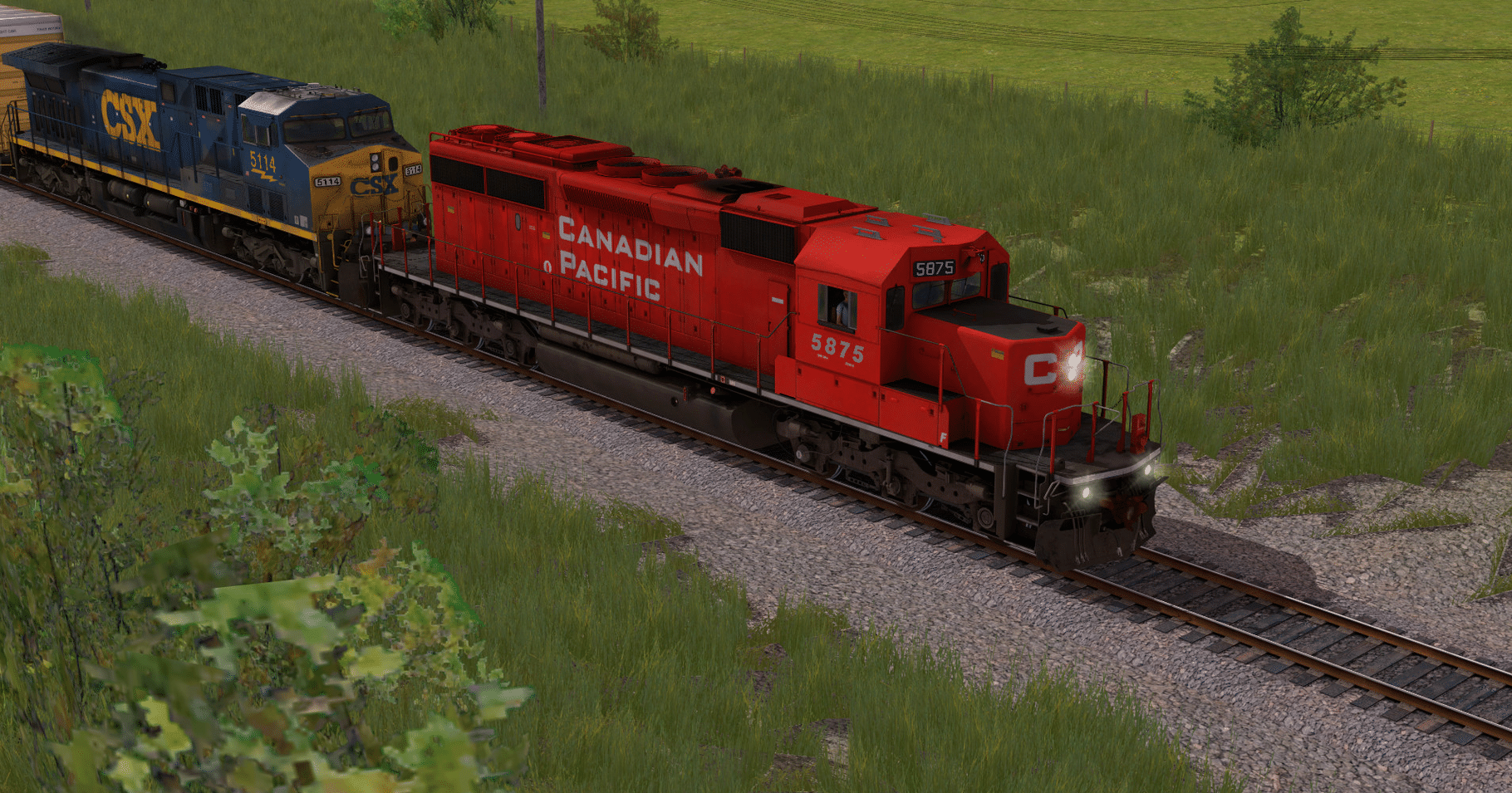 Trainz Railroad Simulator 2019: CP SD40-2 #5865-5879 Modern Block Letters screenshot