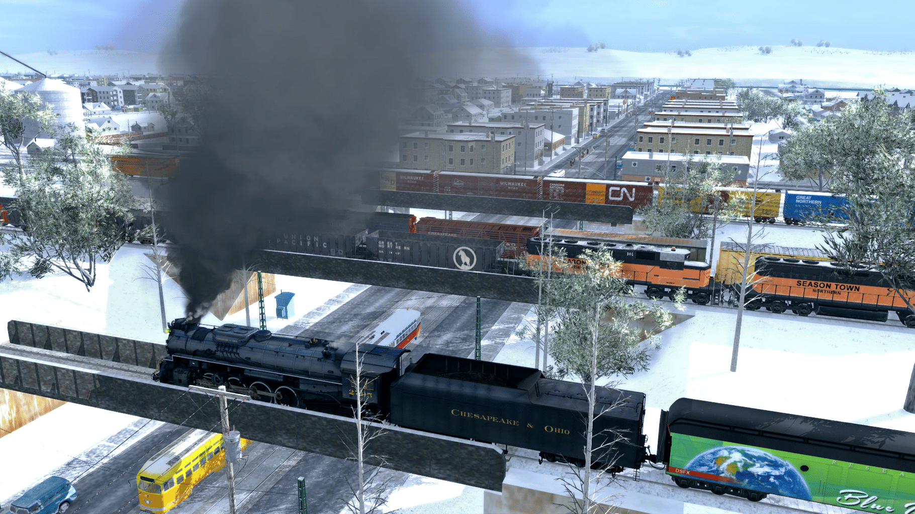 Trainz Railroad Simulator 2019: Season Town Northern Rail Road Route screenshot