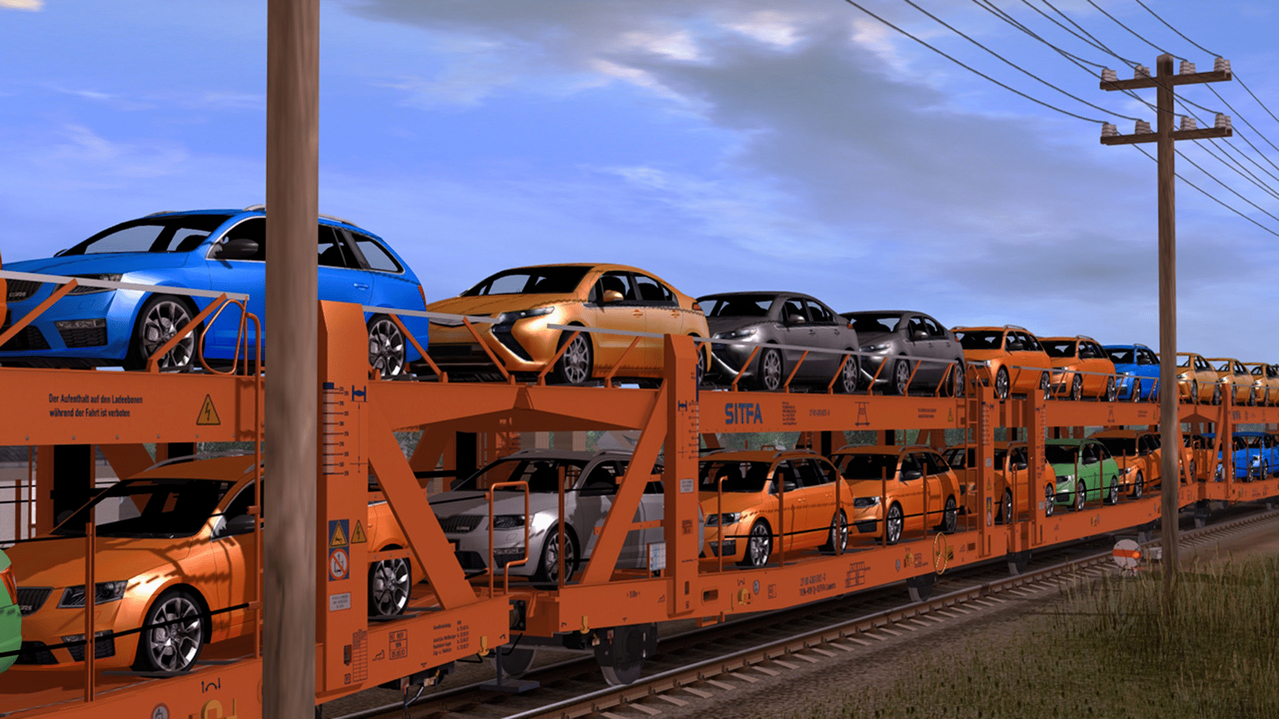 Trainz Railroad Simulator 2019: Laaers Car Transporter screenshot