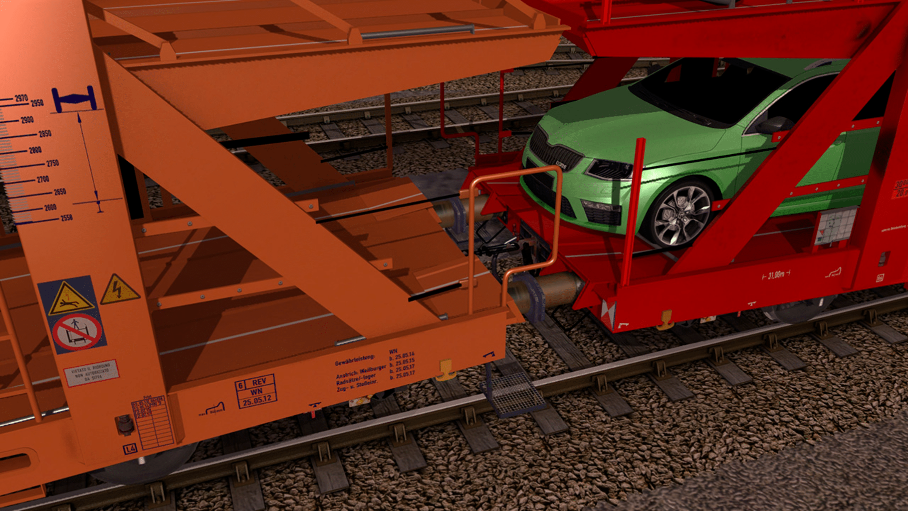 Trainz Railroad Simulator 2019: Laaers Car Transporter screenshot