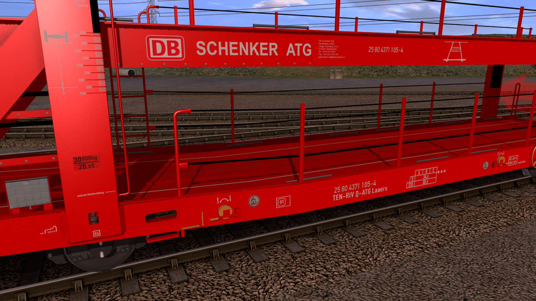 Trainz Railroad Simulator 2019: Laaers Car Transporter screenshot