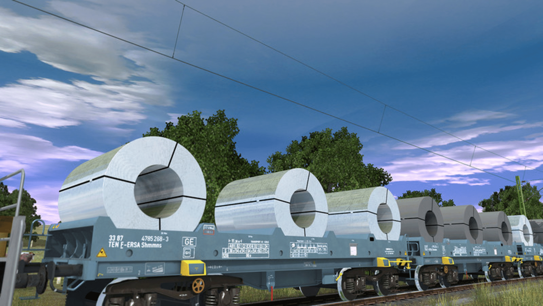 Trainz Railroad Simulator 2019: Shmmns Coil Transporter screenshot