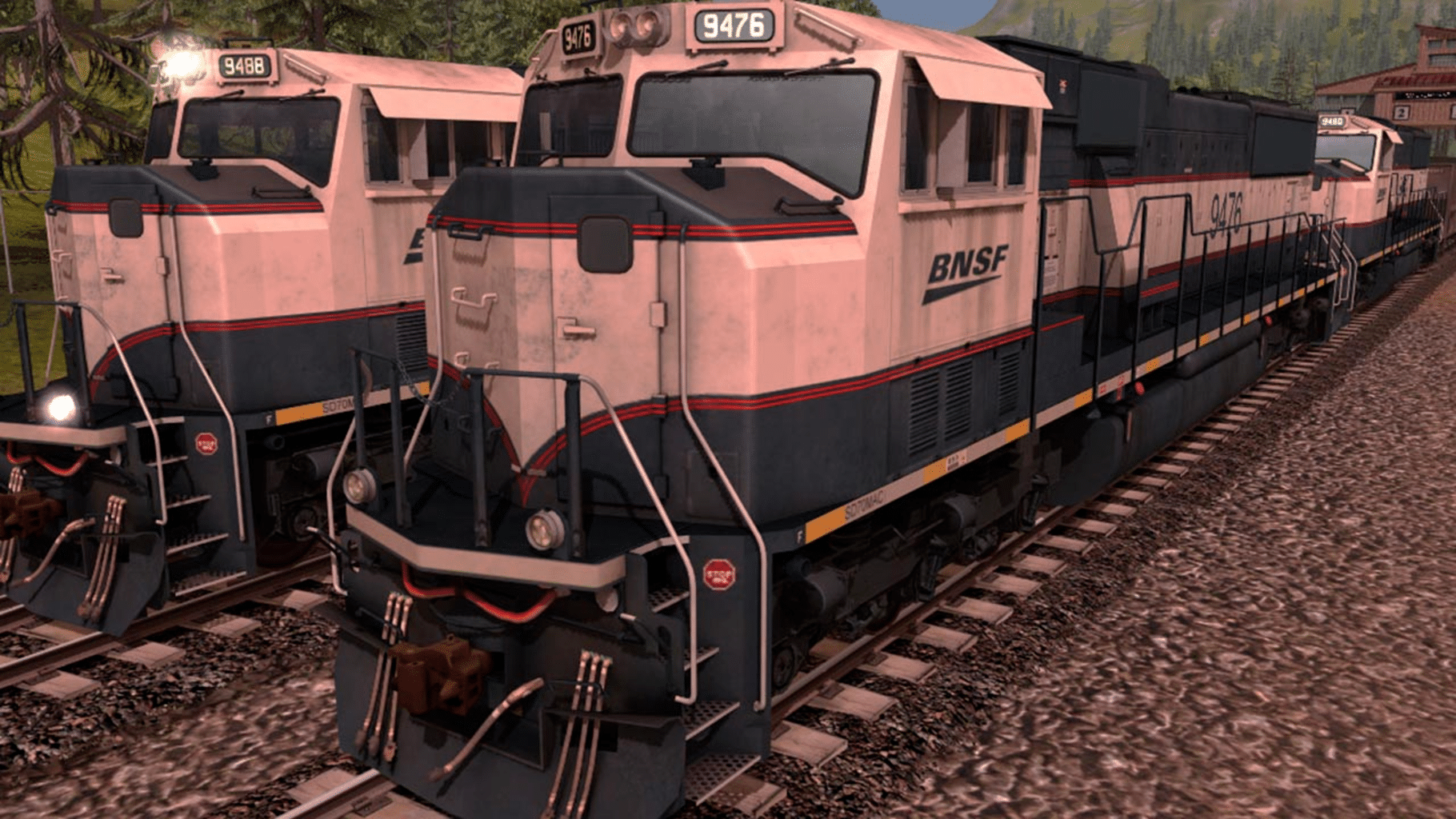 Trainz Railroad Simulator 2019: BNSF Railway EMD SD70MAC Executive Patch screenshot