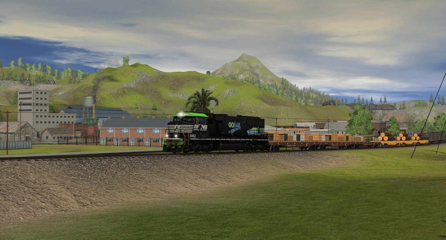 Trainz Railroad Simulator 2019: NS SD60E - 6963 GoRail screenshot