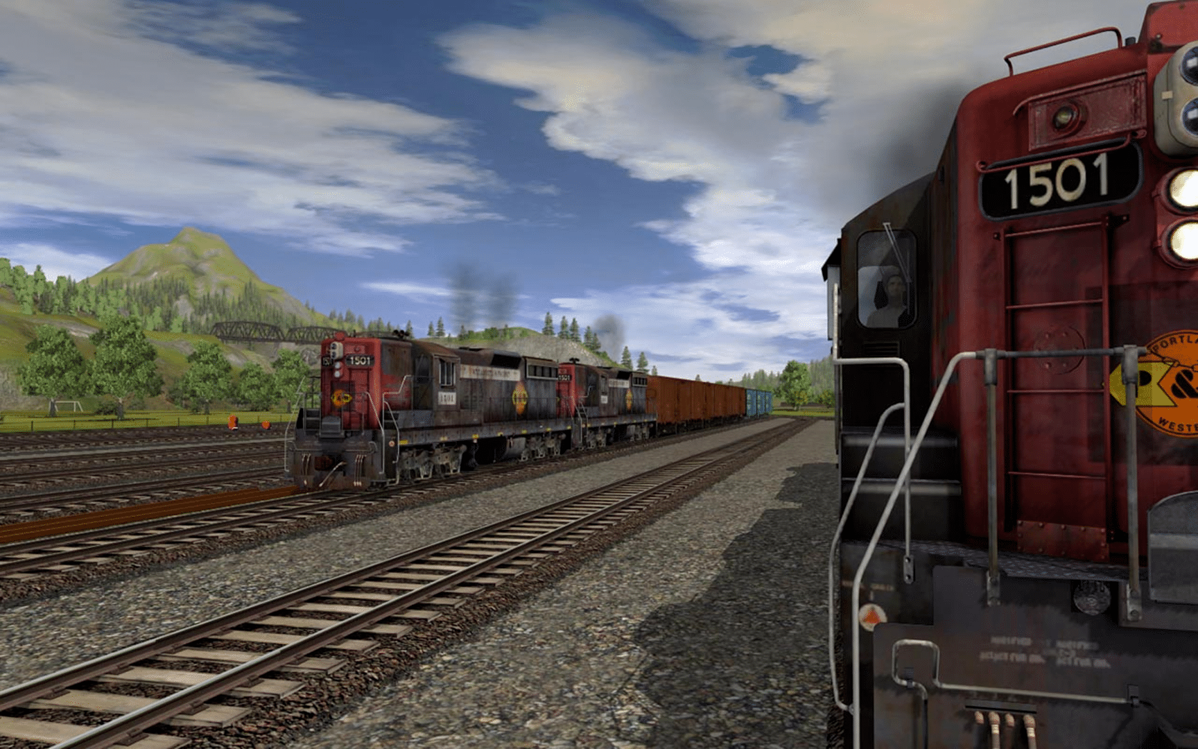 Trainz Railroad Simulator 2019: Willamette & Pacific SD7 #1501 screenshot