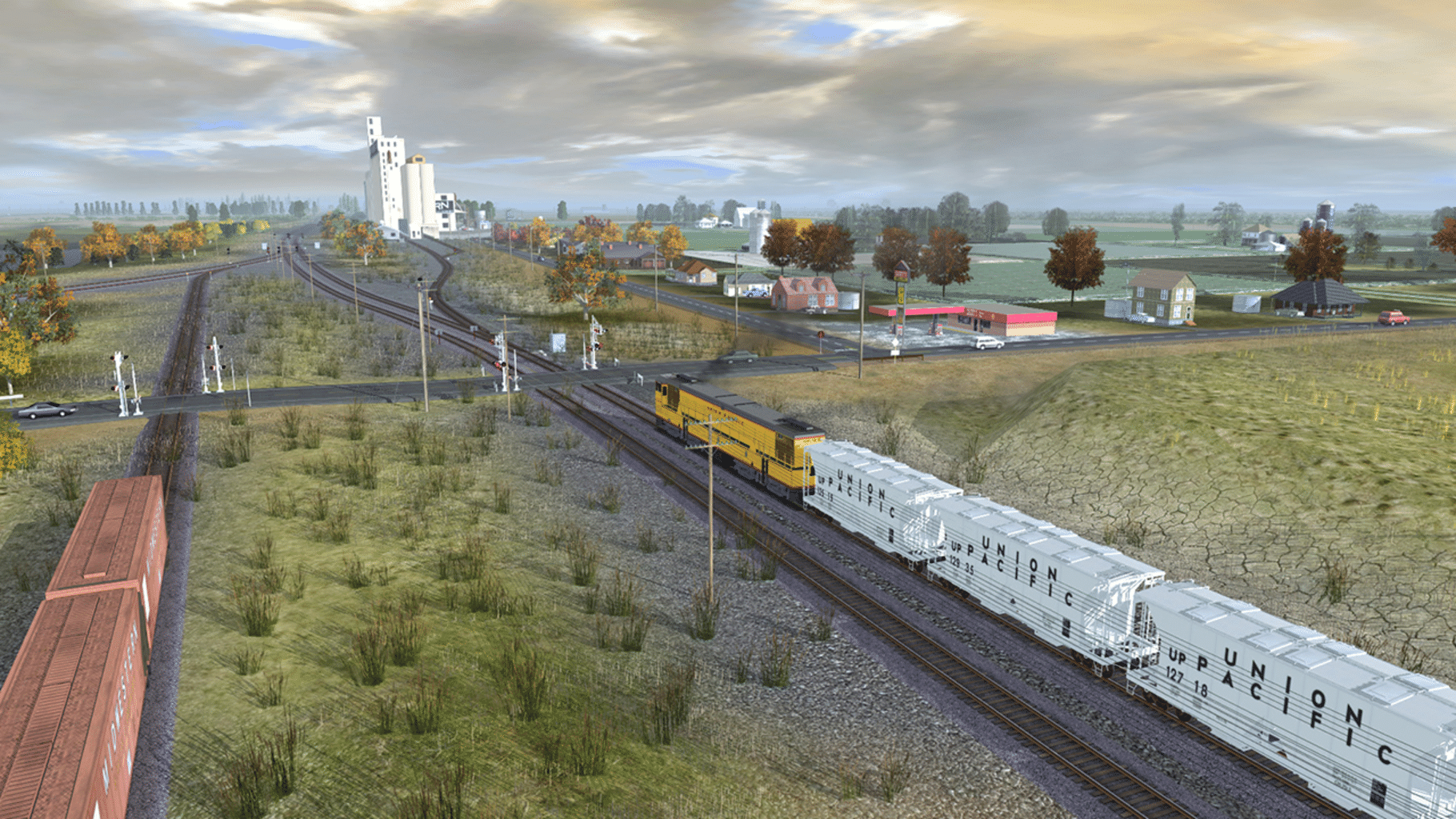 Trainz Railroad Simulator 2019: Fall Harvest Nebraska screenshot