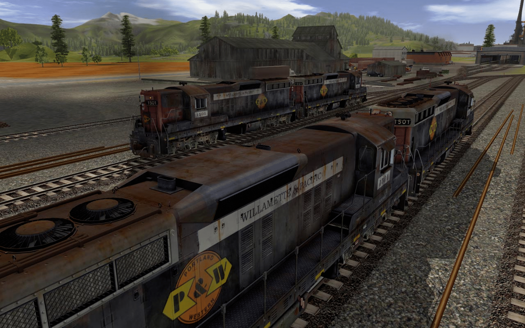 Trainz Railroad Simulator 2019: Willamette & Pacific SD7 #1501 screenshot