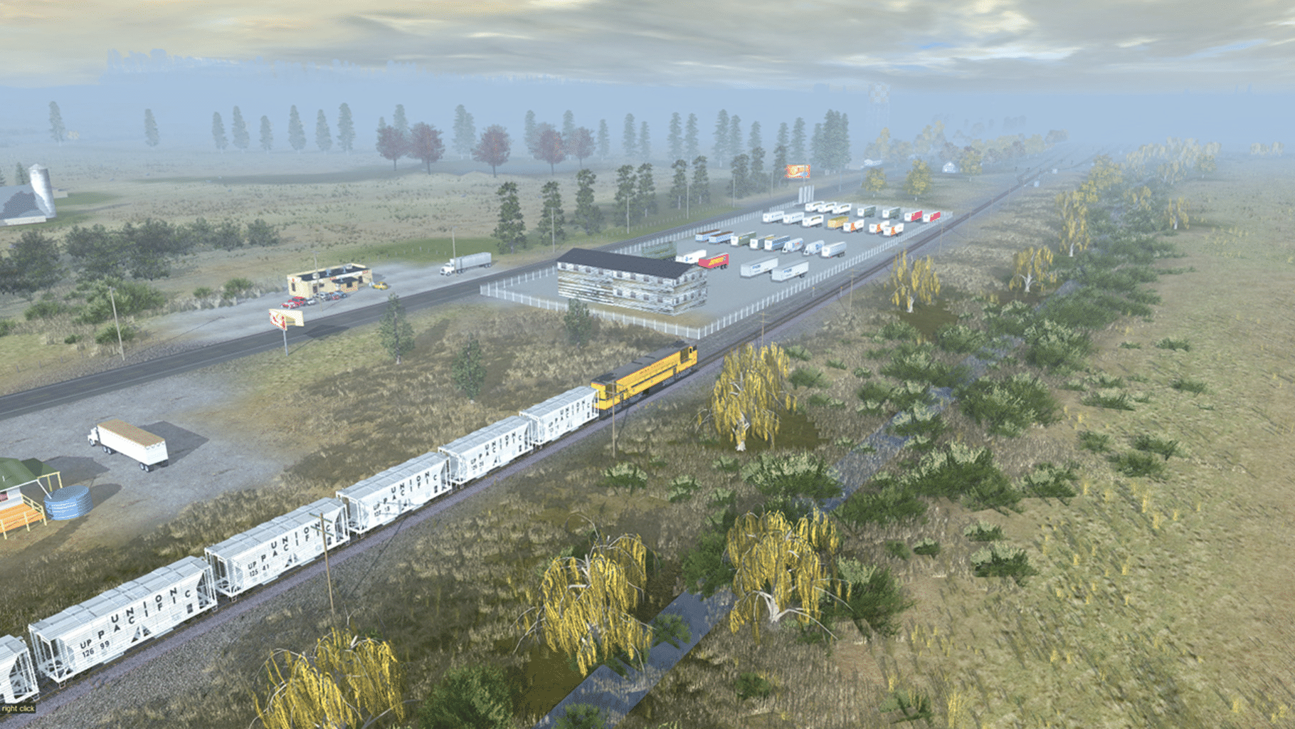 Trainz Railroad Simulator 2019: Fall Harvest Nebraska screenshot