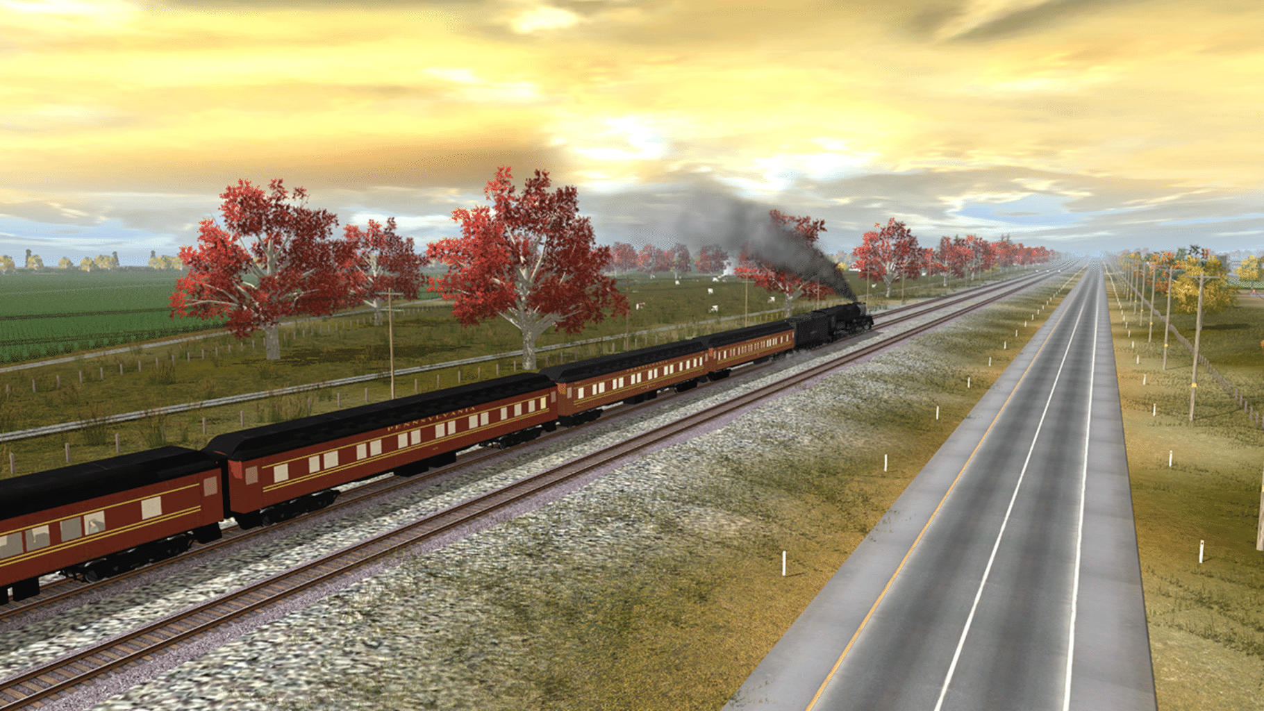 Trainz Railroad Simulator 2019: Fall Harvest Nebraska screenshot