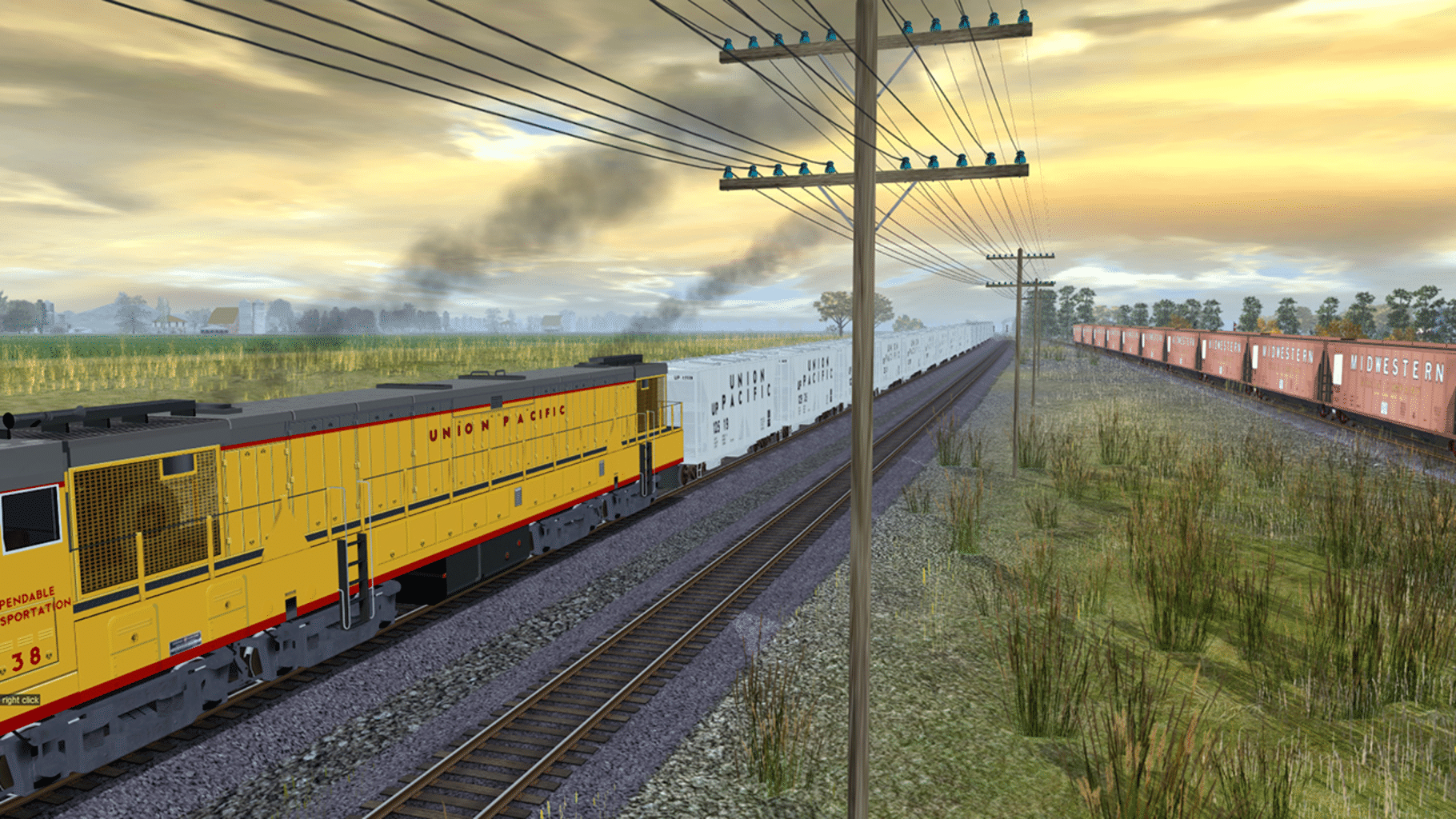 Trainz Railroad Simulator 2019: Fall Harvest Nebraska screenshot