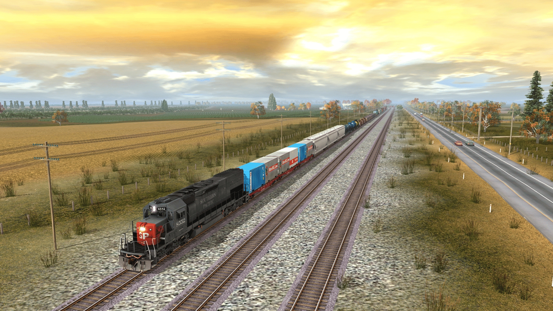 Trainz Railroad Simulator 2019: Fall Harvest Nebraska screenshot