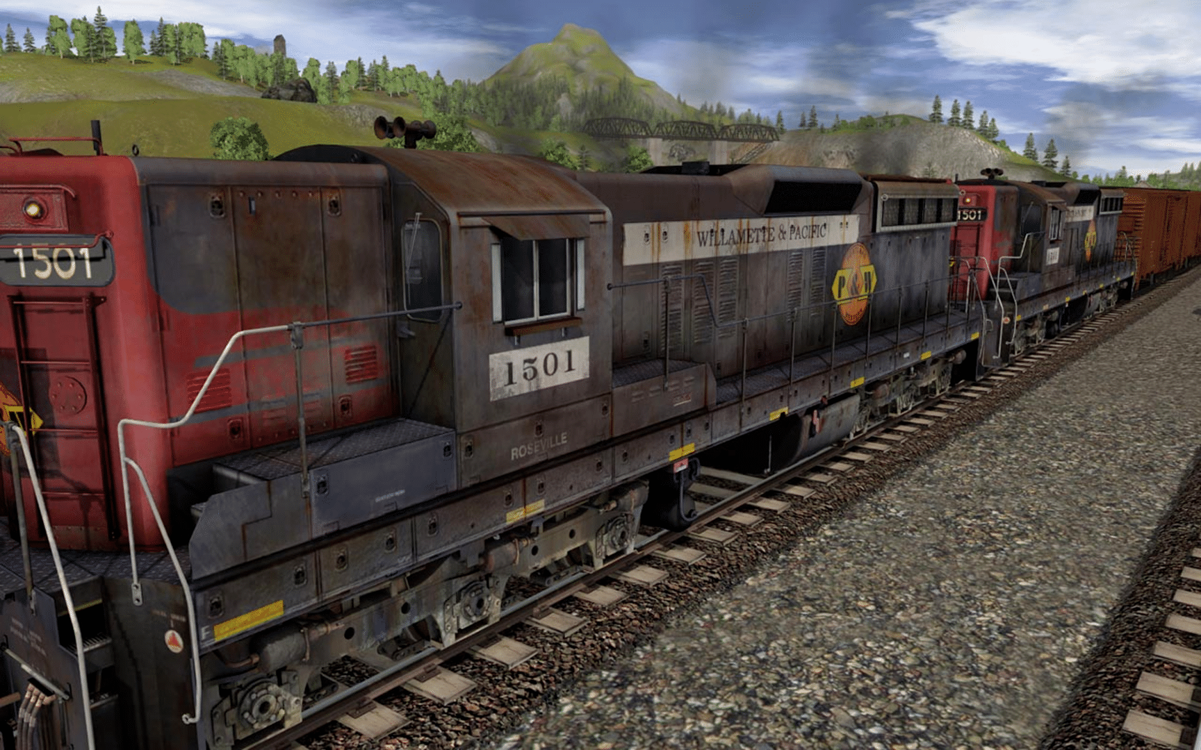 Trainz Railroad Simulator 2019: Willamette & Pacific SD7 #1501 screenshot