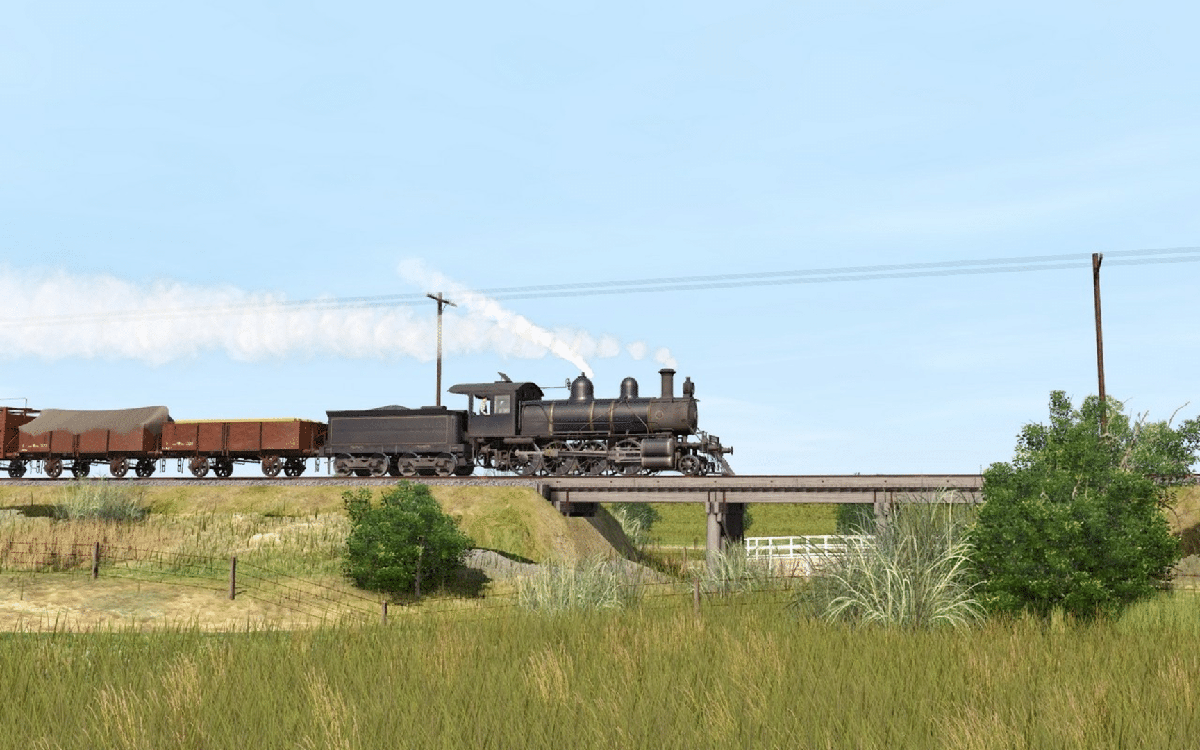 Trainz Railroad Simulator 2019: ZecRail V499 Blue & Gold and Christmas 2019 screenshot