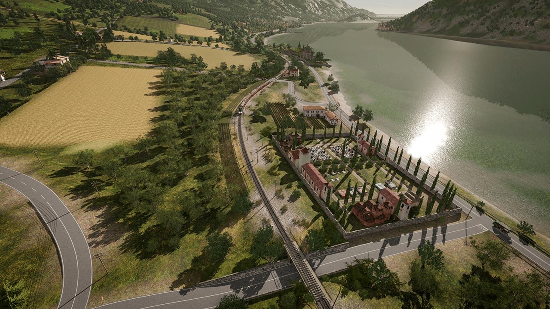 Trainz Railroad Simulator 2019: Sebino Lake, Italy screenshot