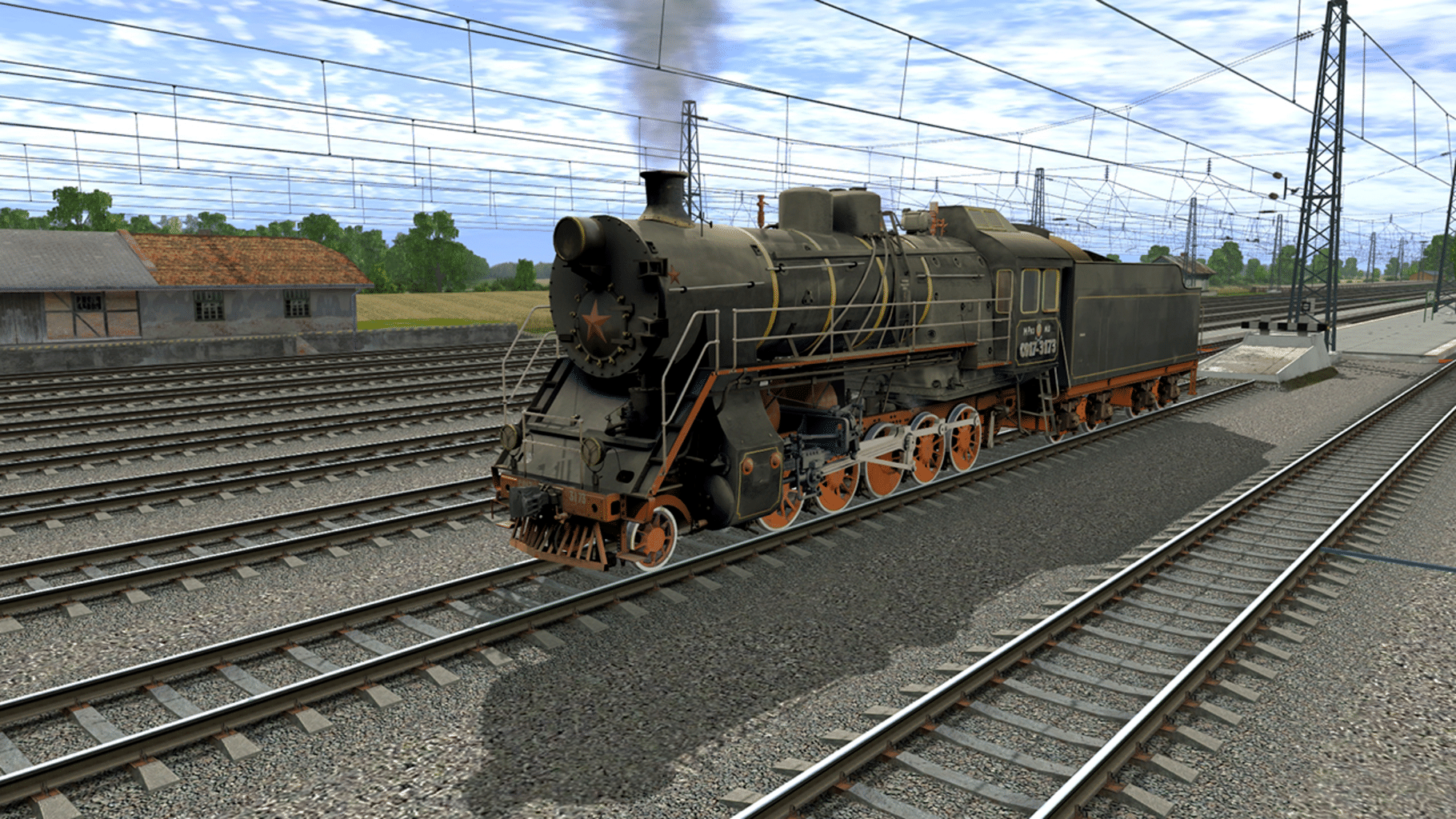 Trainz Railroad Simulator 2019: CO17-3173 Russian Loco and Tender screenshot