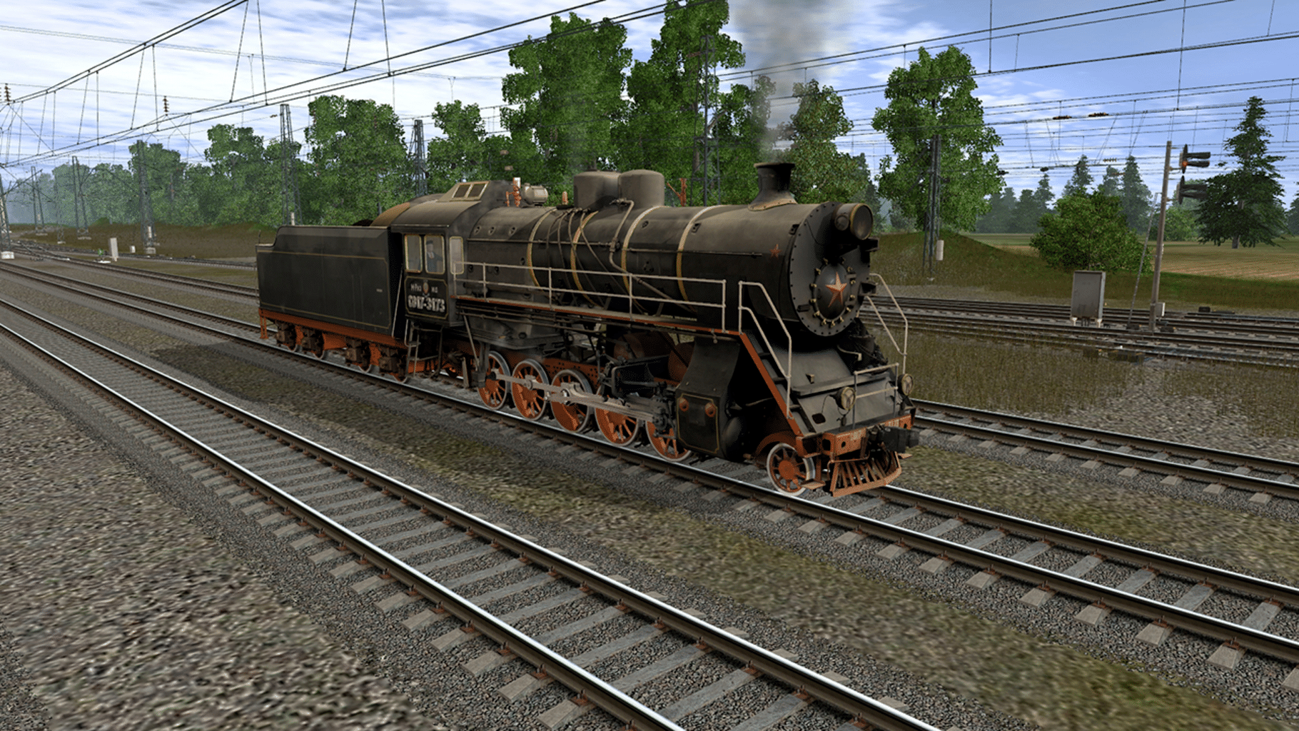 Trainz Railroad Simulator 2019: CO17-3173 Russian Loco and Tender screenshot