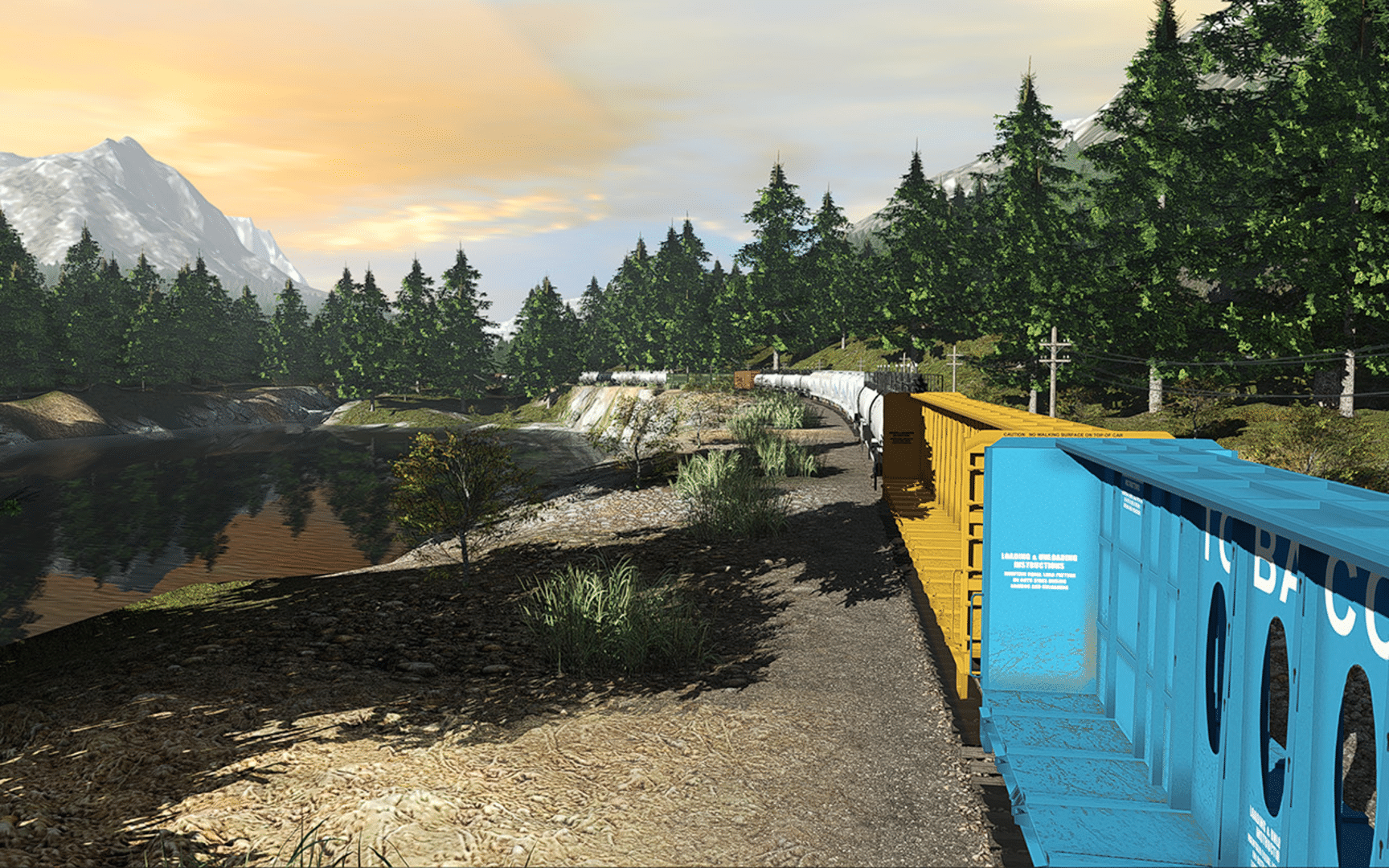 Trainz Railroad Simulator 2019: Canadian Rocky Mountains Ottertail to Castle Jct screenshot