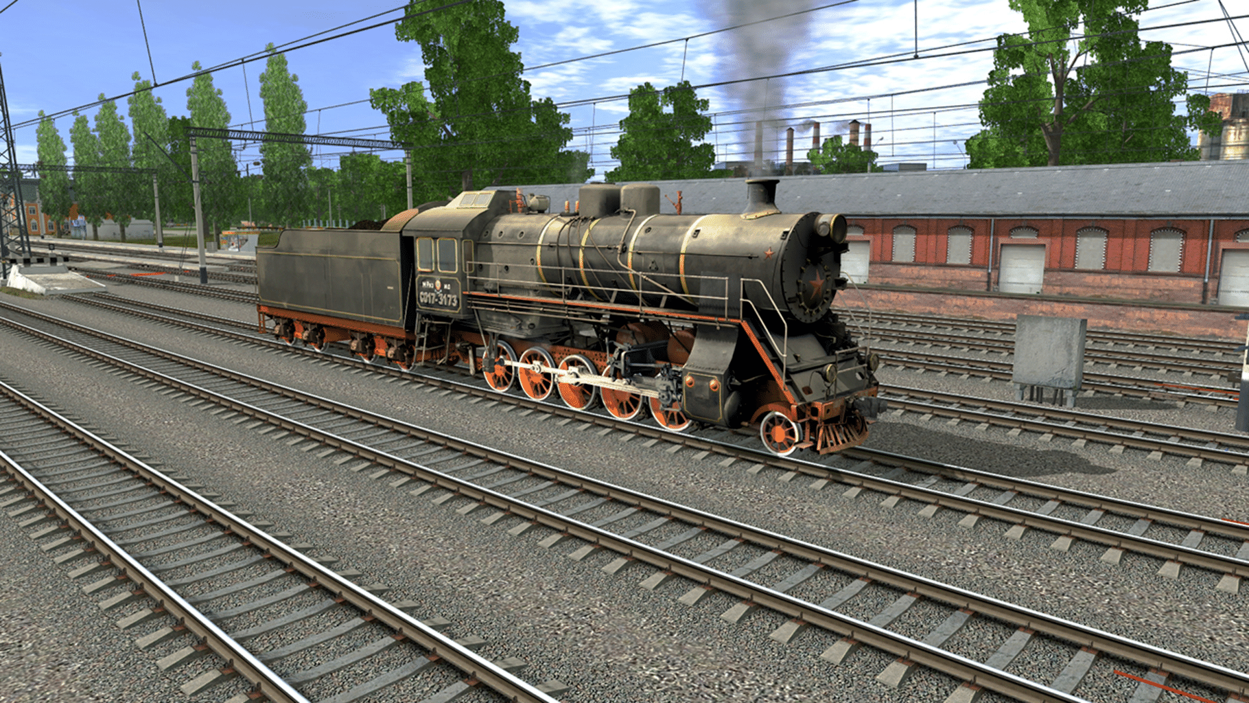 Trainz Railroad Simulator 2019: CO17-3173 Russian Loco and Tender screenshot