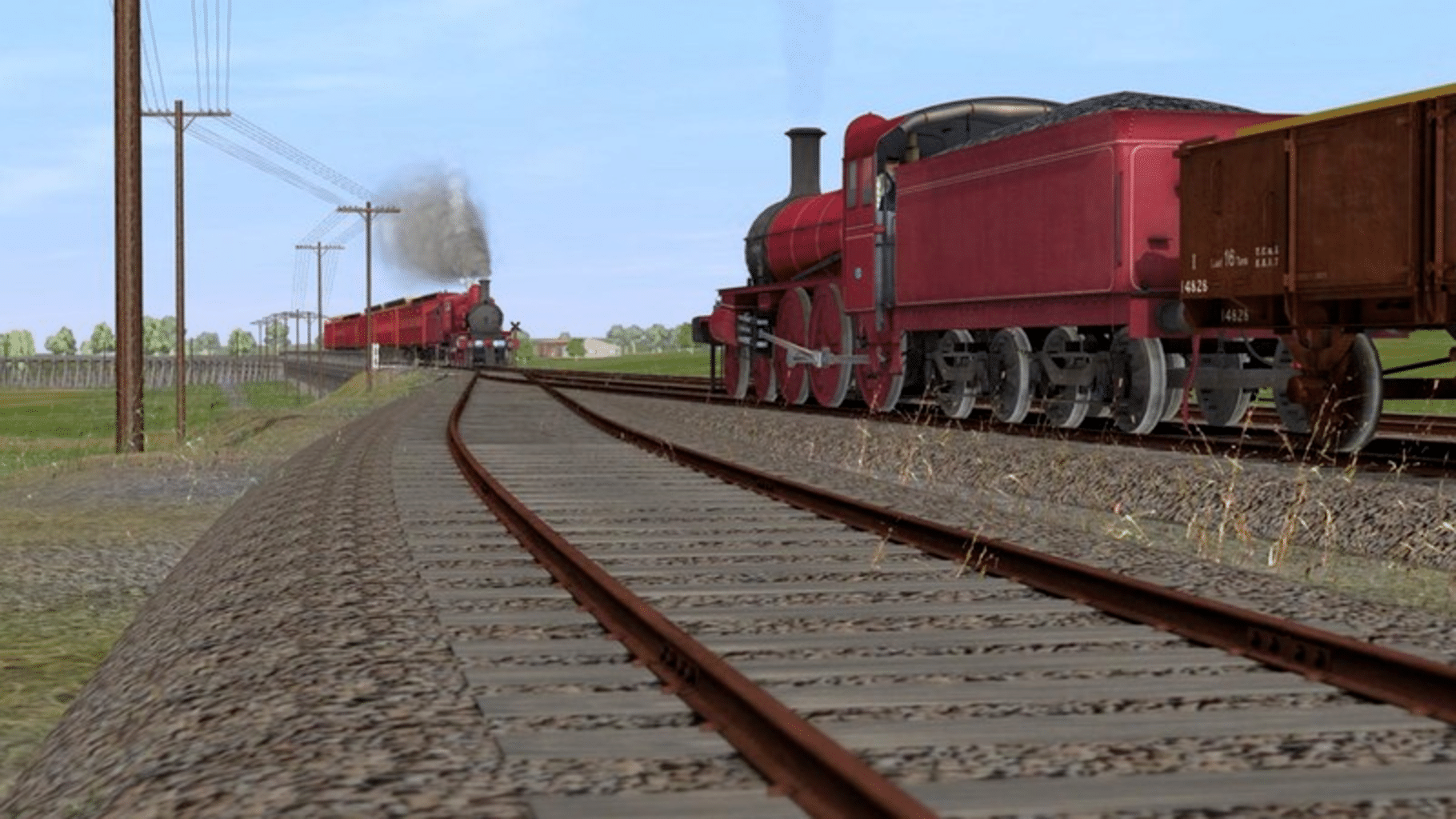 Trainz Railroad Simulator 2019: Victorian Railways Type 4 DD Class Pack - Canadian Red screenshot