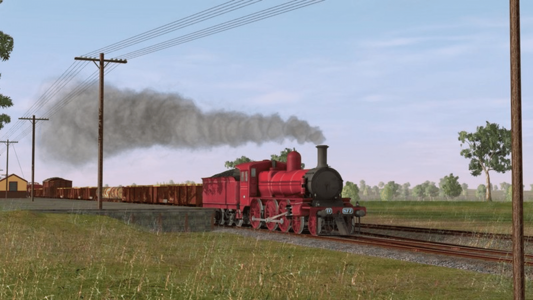 Trainz Railroad Simulator 2019: Victorian Railways Type 4 DD Class Pack - Canadian Red screenshot