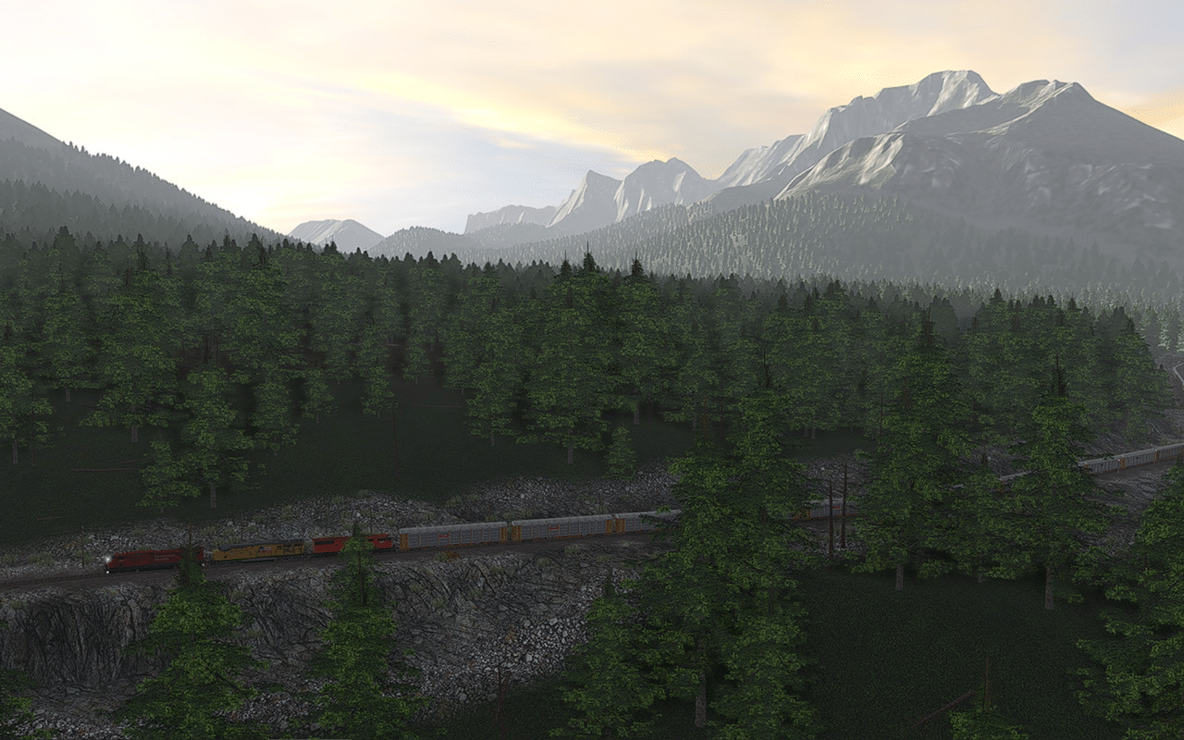 Trainz Railroad Simulator 2019: Canadian Rocky Mountains Ottertail to Castle Jct screenshot