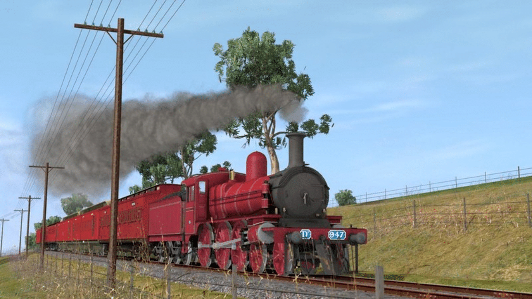 Trainz Railroad Simulator 2019: Victorian Railways Type 4 DD Class Pack - Canadian Red screenshot