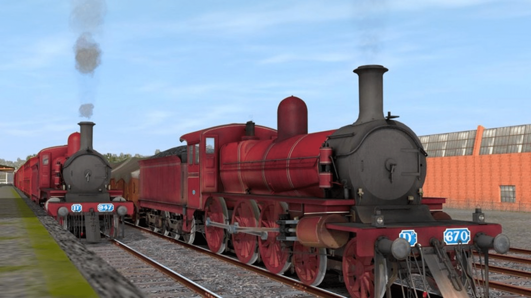 Trainz Railroad Simulator 2019: Victorian Railways Type 4 DD Class Pack - Canadian Red screenshot