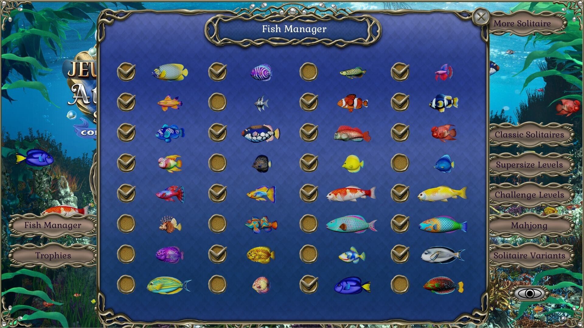 Jewel Match Atlantis Solitaire 2: Collector's Edition - Screenshot