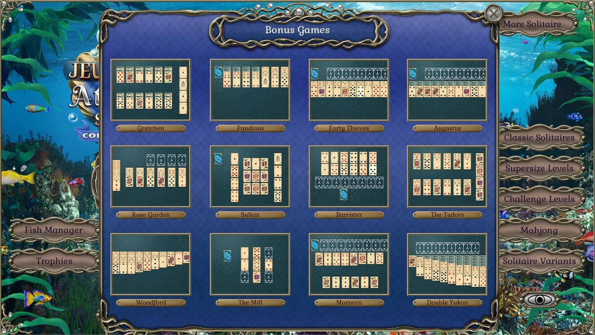 Jewel Match Atlantis Solitaire 2: Collector's Edition - Screenshot