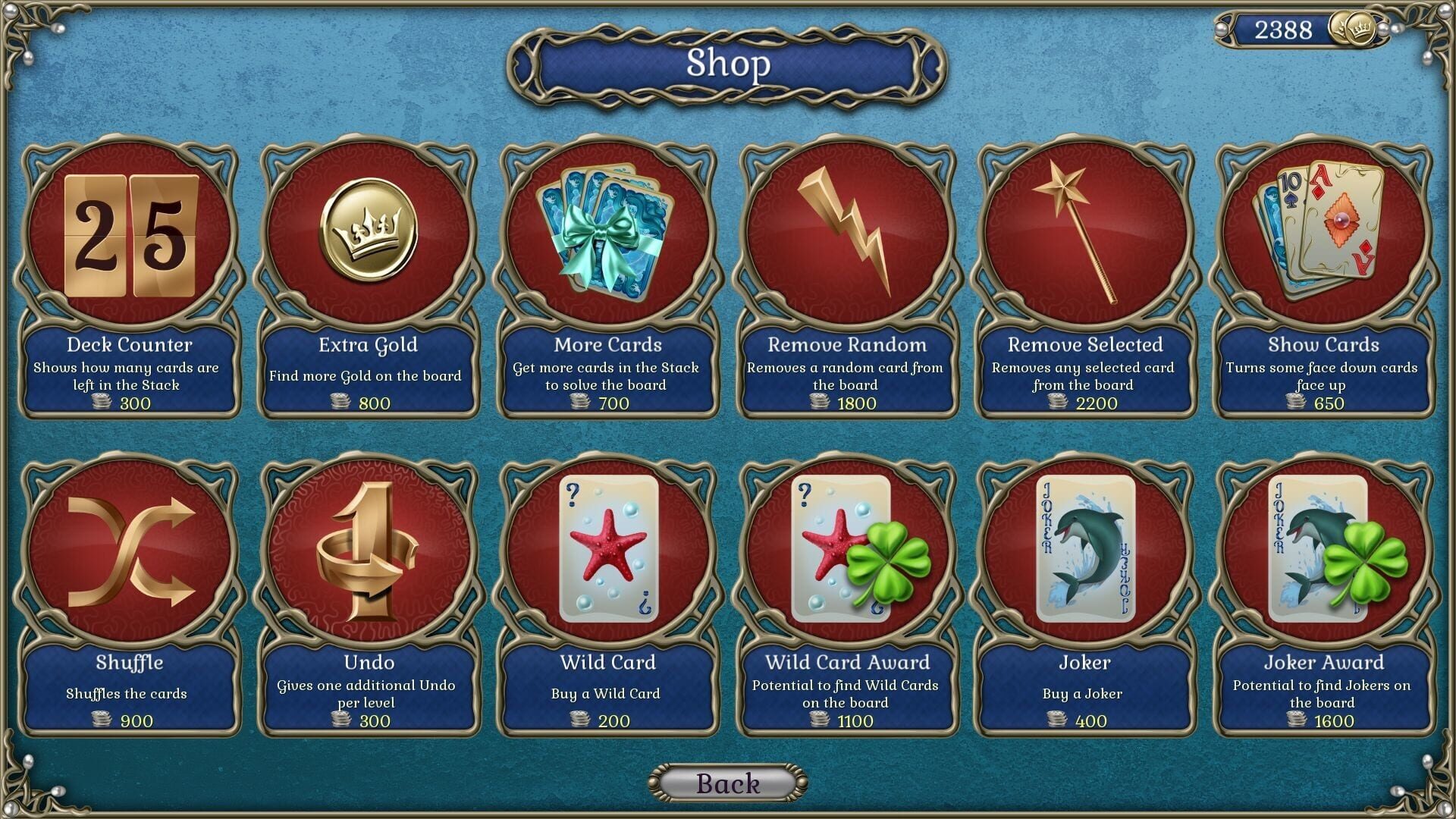 Jewel Match Atlantis Solitaire 2: Collector's Edition - Screenshot