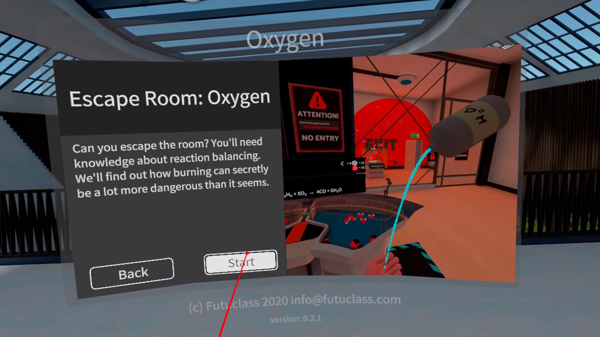 Futuclass Chemistry VR - Screenshot