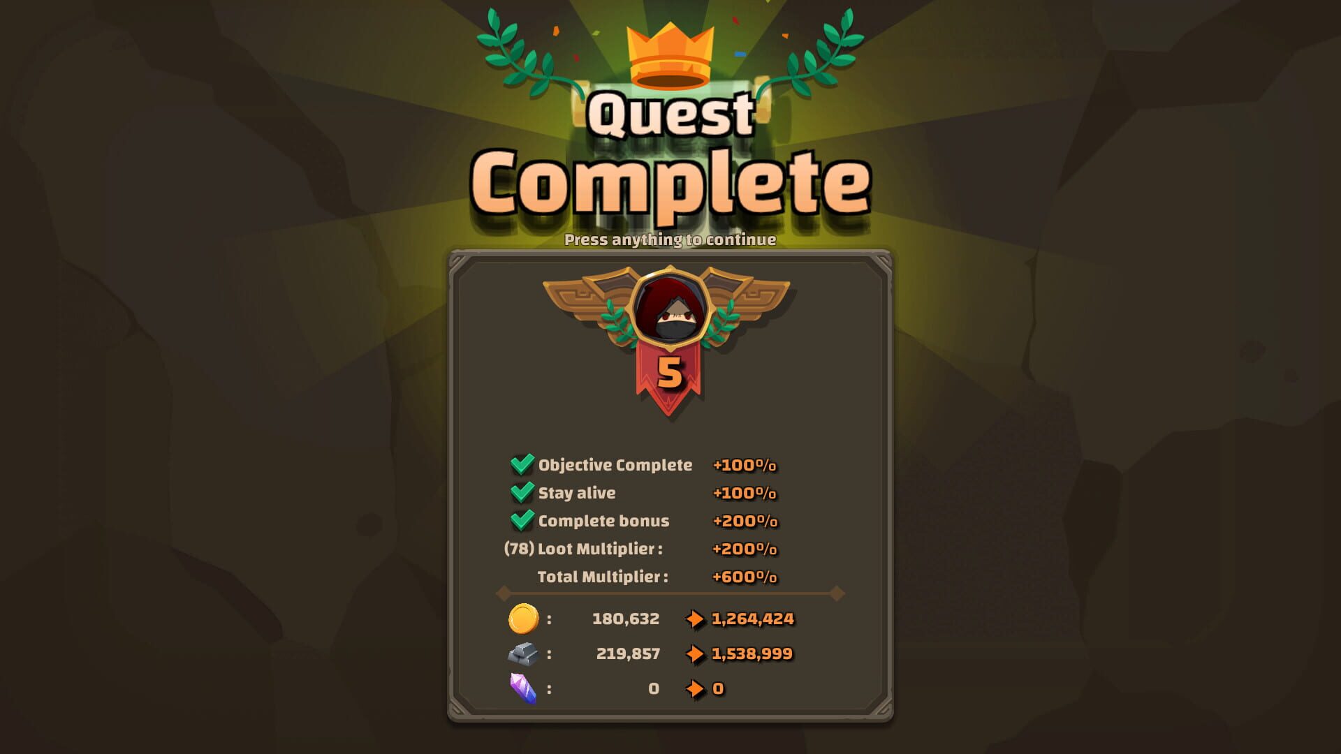 Greedy Dungeon - Screenshot