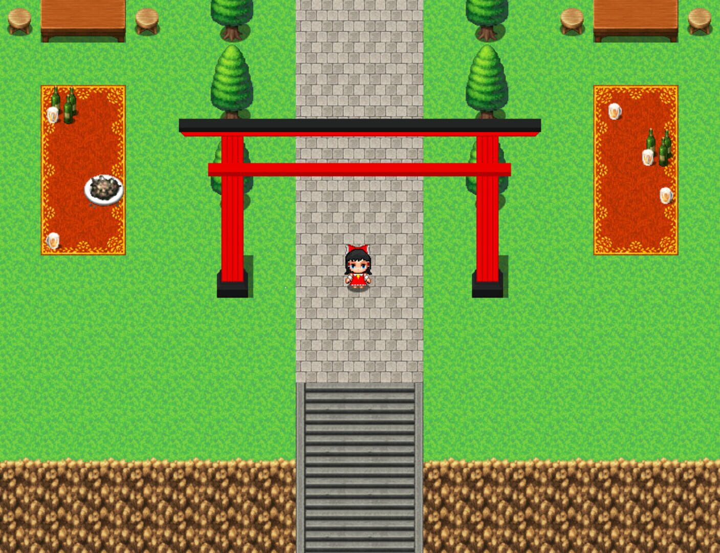 Reimu's Weird little adventure - Screenshot