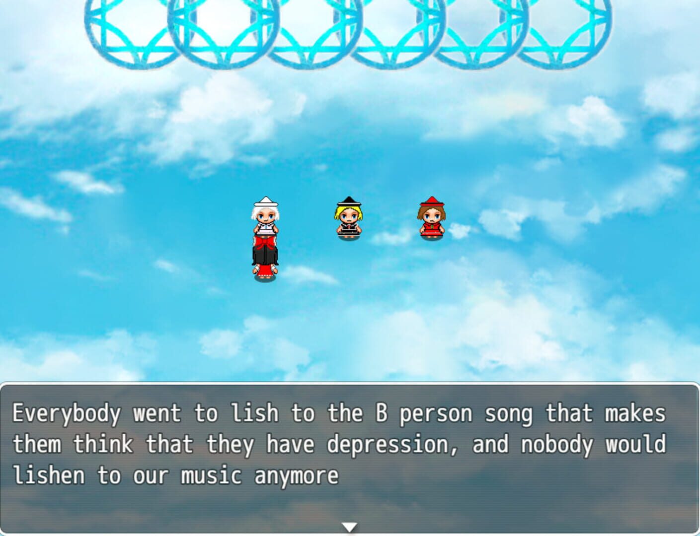 Reimu's Weird little adventure - Screenshot