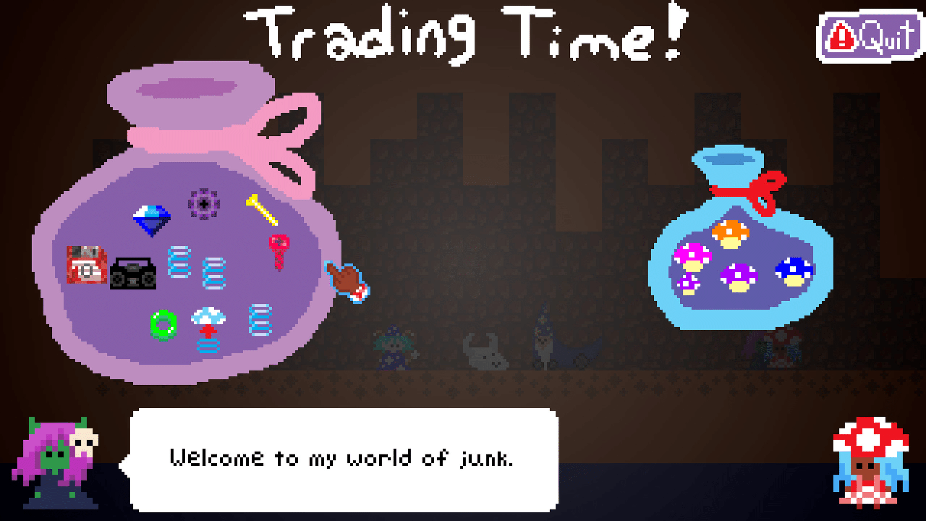 Clockwork Calamity in Mushroom World: What would you do if the time stopped ticking? screenshot