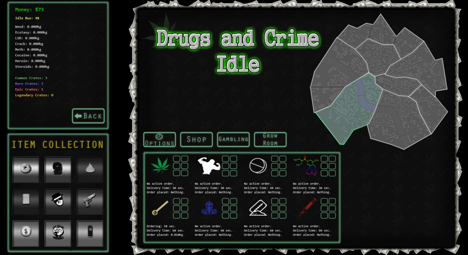 Drugs and Crime Idle - Screenshot